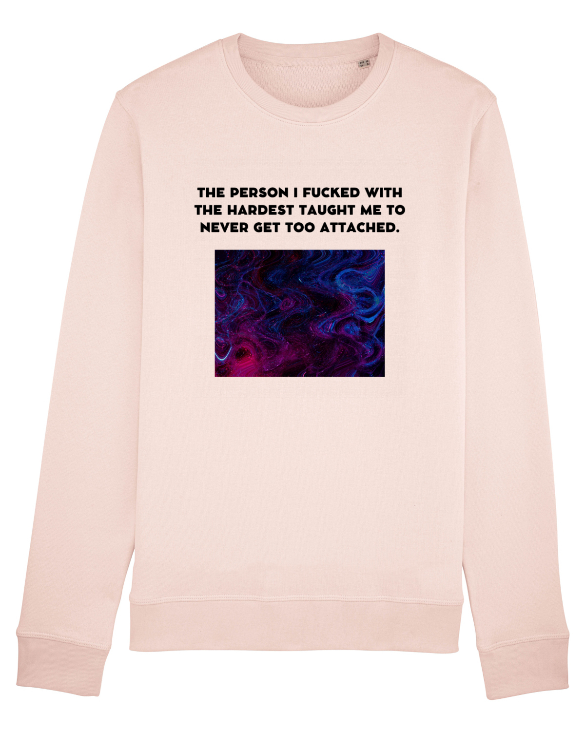 Bluză mânecă lungă Unisex Rise Candy Pink