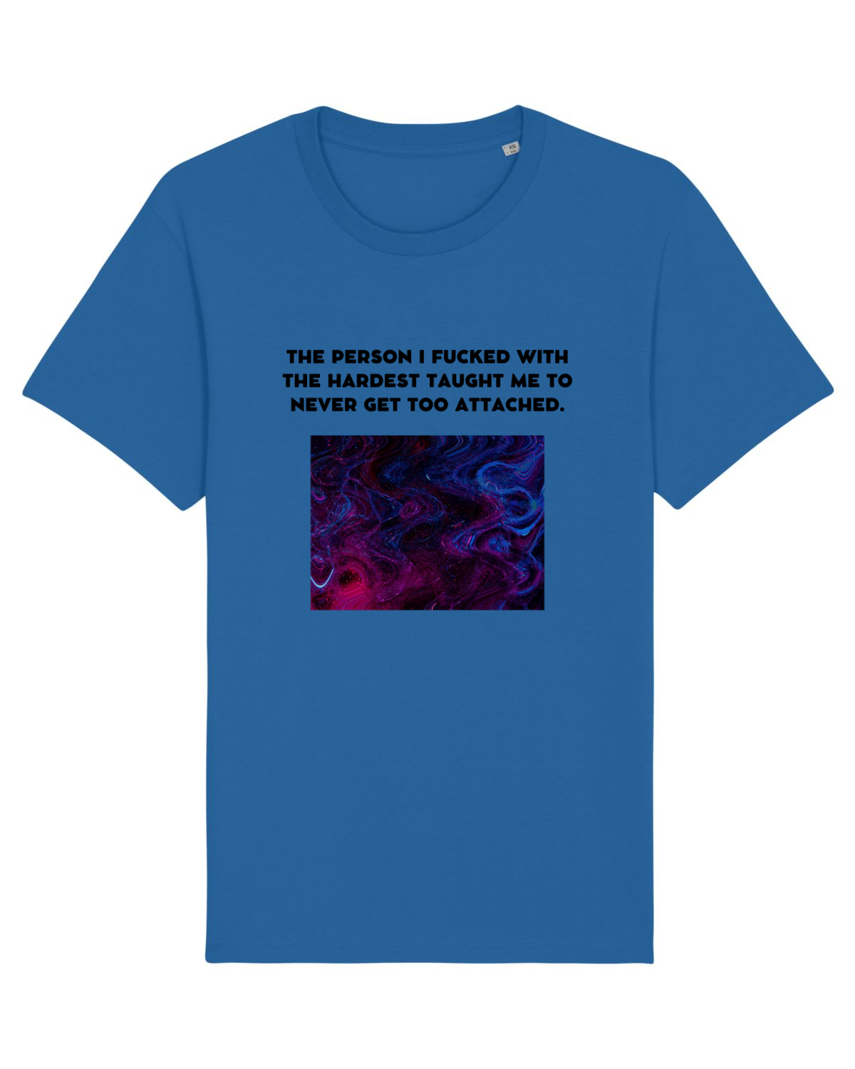 Tricou mânecă scurtă Unisex Rocker Royal Blue