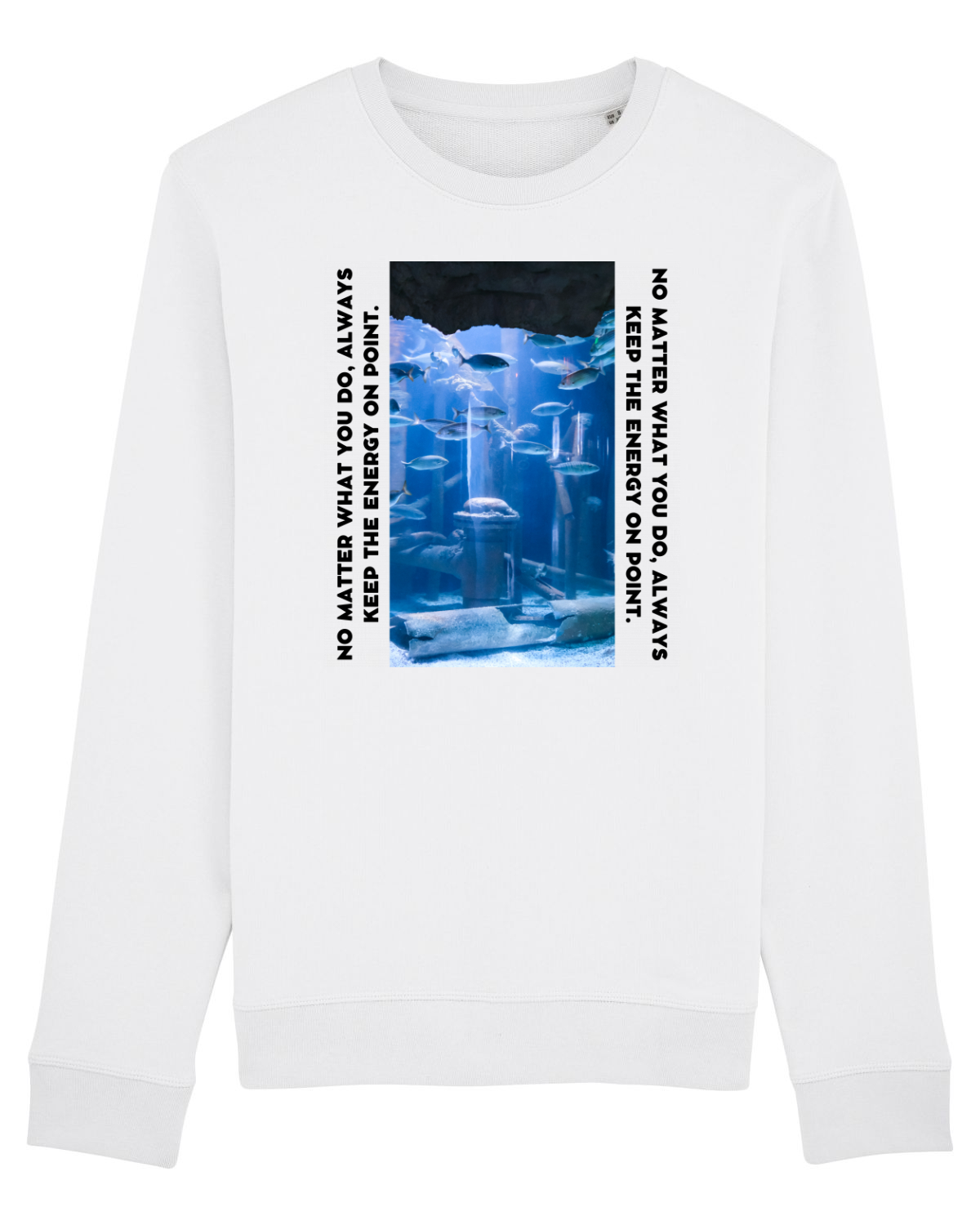 Bluză mânecă lungă Unisex Rise White