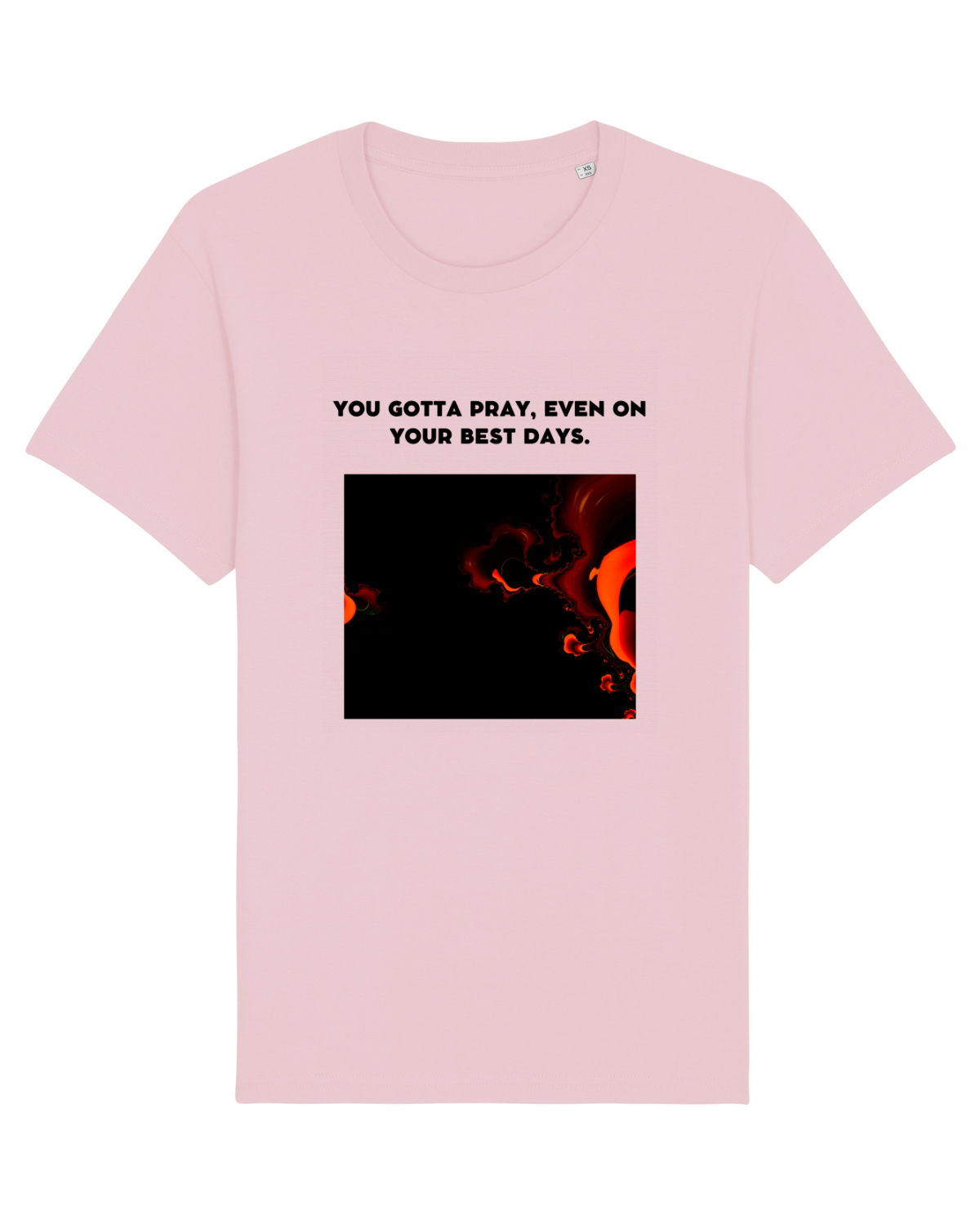 Tricou mânecă scurtă Unisex Rocker Cotton Pink
