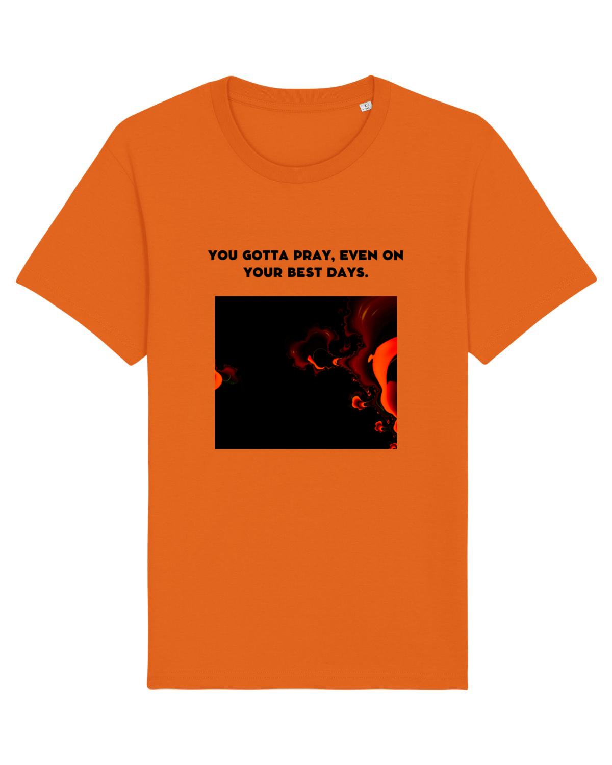 Tricou mânecă scurtă Unisex Rocker Bright Orange