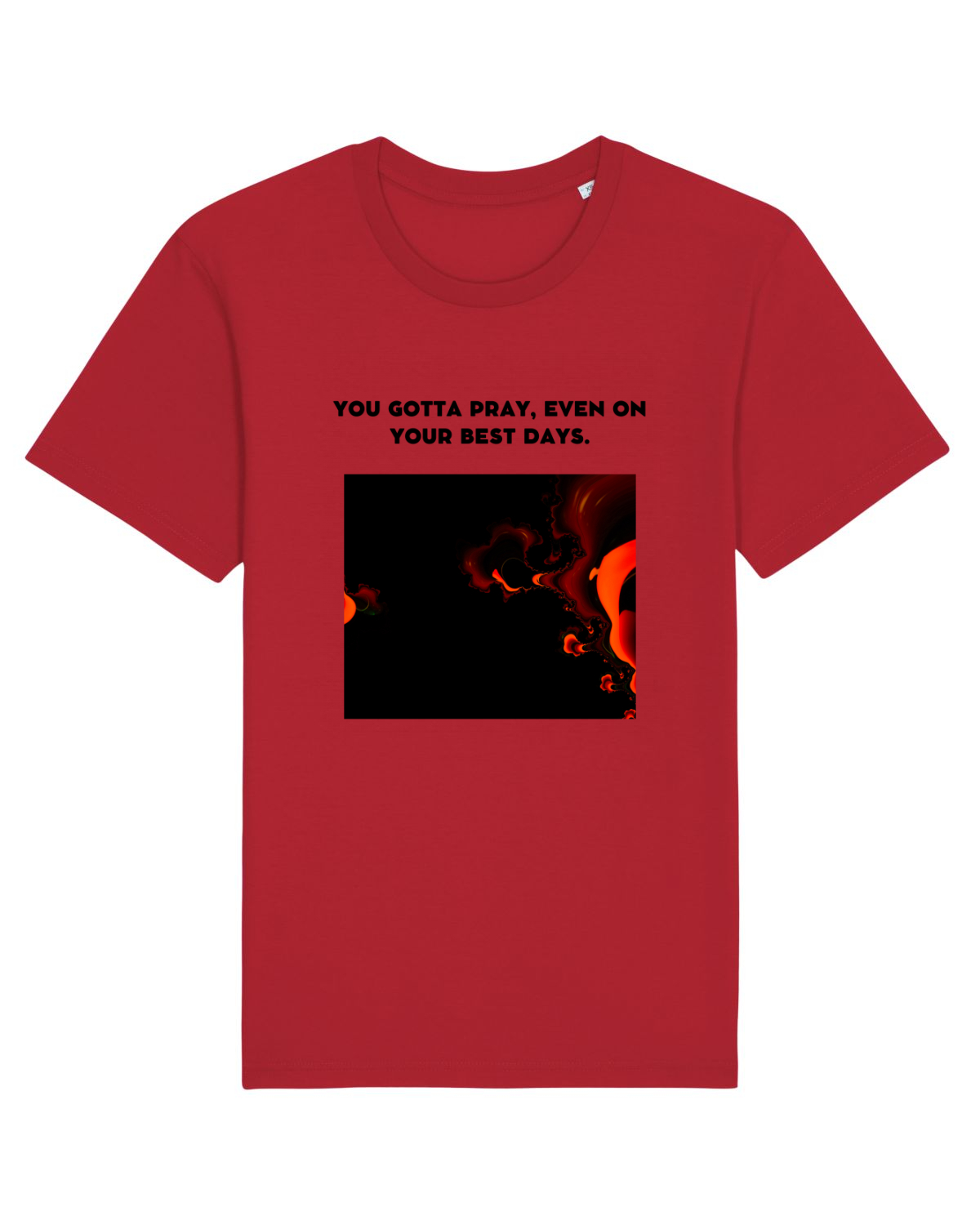 Tricou mânecă scurtă Unisex Rocker Red