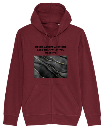 never accept anything... Burgundy