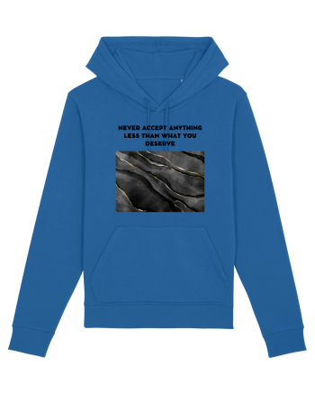 never accept anything... Royal Blue