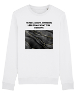 never accept anything... Bluză mânecă lungă Unisex Rise