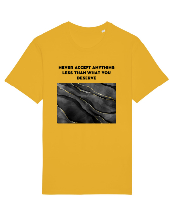 never accept anything... Spectra Yellow