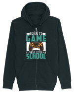 Born To Game Forced To Go To School Hanorac cu fermoar Unisex Connector