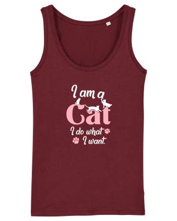 I am a CAT Burgundy