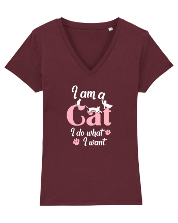 I am a CAT Burgundy