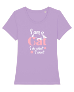 I am a CAT Tricou mânecă scurtă guler larg fitted Damă Expresser
