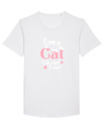 I am a CAT Tricou mânecă scurtă guler larg Bărbat Skater