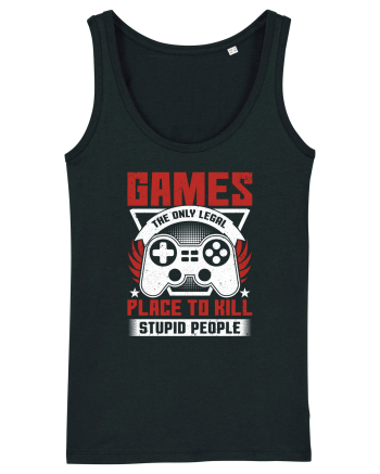Games The Only Legal Place To Kill Stupid People Black
