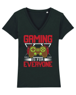 Gaming Is For Everyone Tricou mânecă scurtă guler V Damă Evoker