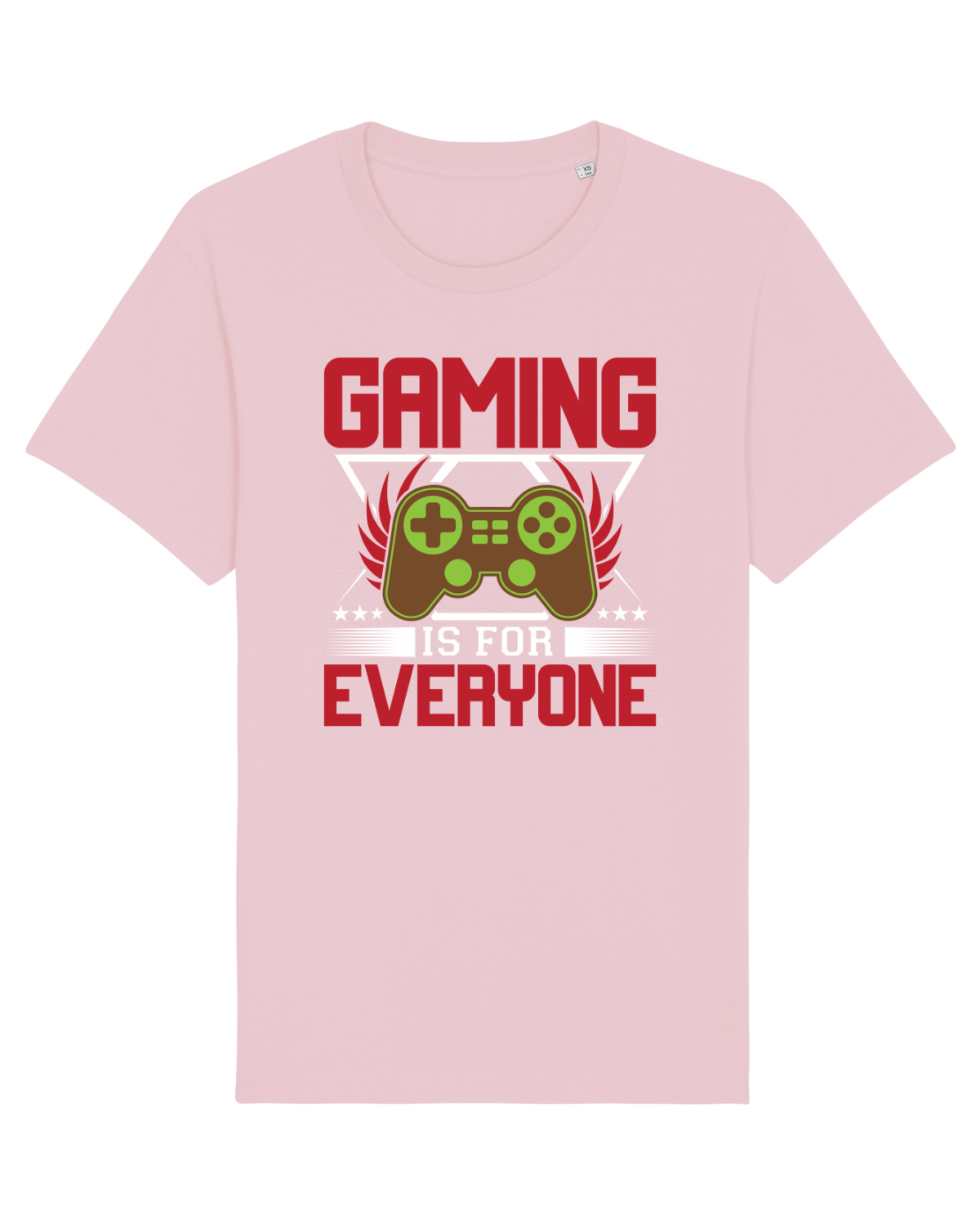 Tricou mânecă scurtă Unisex Rocker Cotton Pink