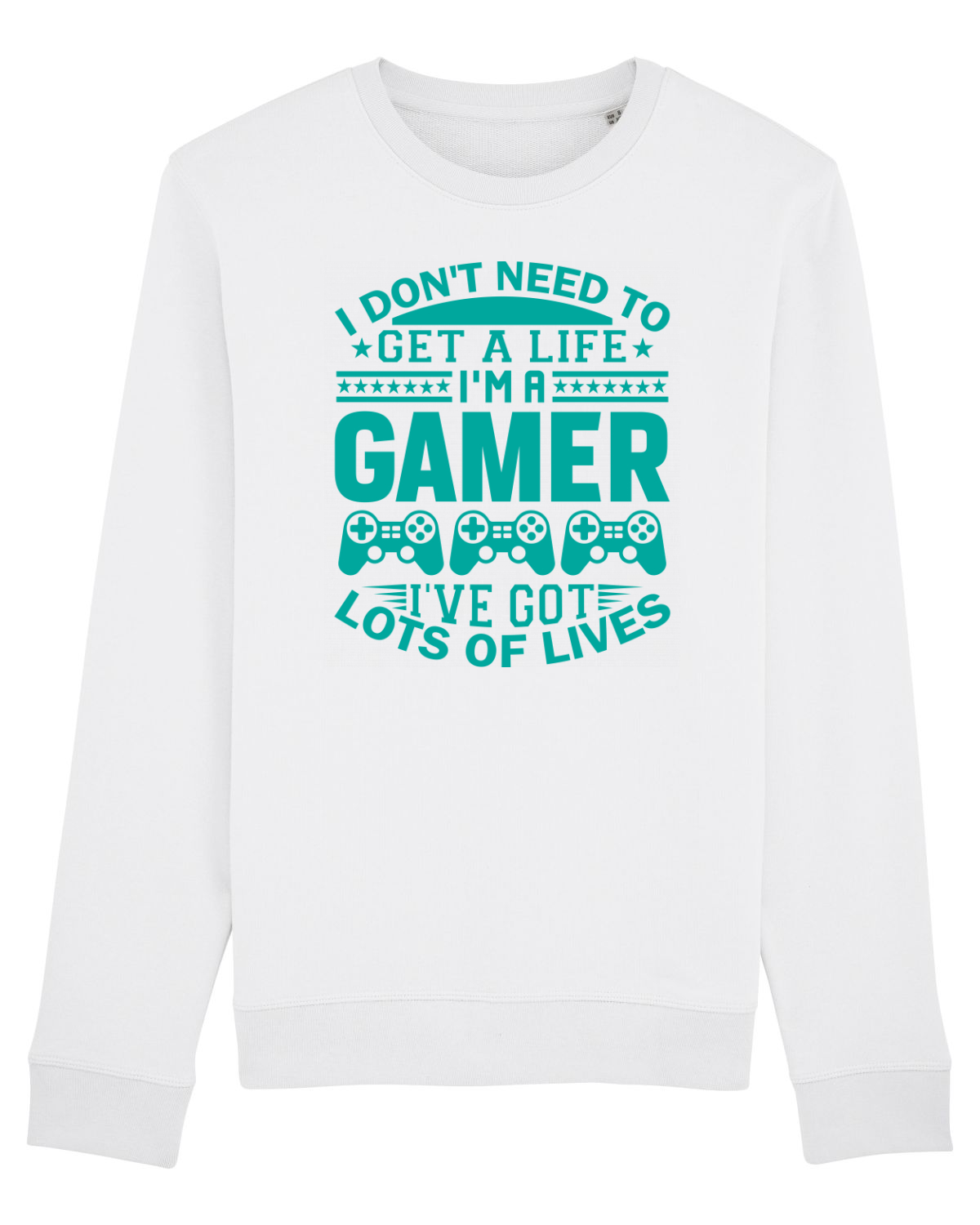 Bluză mânecă lungă Unisex Rise White