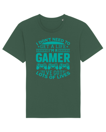 I Don't Need To Get A Life I'm A Gamer I've Got Lots Of Lives Bottle Green