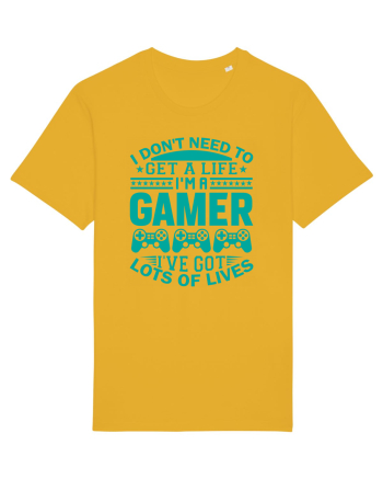 I Don't Need To Get A Life I'm A Gamer I've Got Lots Of Lives Spectra Yellow