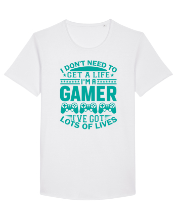 I Don't Need To Get A Life I'm A Gamer I've Got Lots Of Lives White