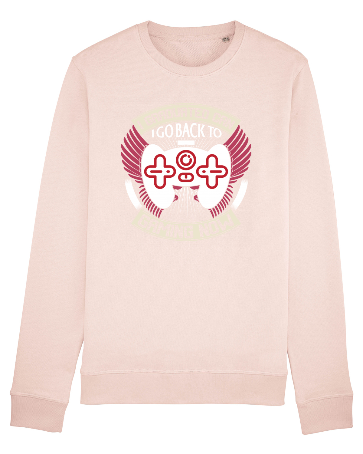 Bluză mânecă lungă Unisex Rise Candy Pink
