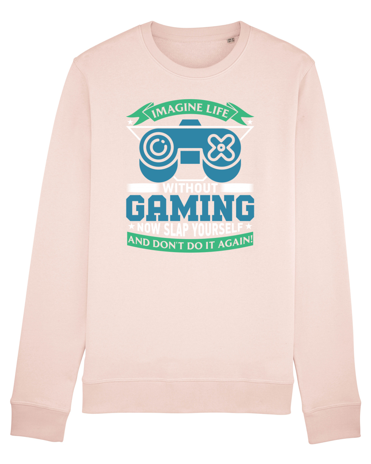 Bluză mânecă lungă Unisex Rise Candy Pink