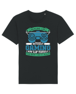 Imagine Life Without Gaming... Tricou mânecă scurtă Unisex Rocker