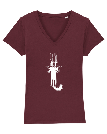 CAT scratch Burgundy