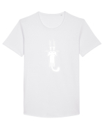 CAT scratch Tricou mânecă scurtă guler larg Bărbat Skater