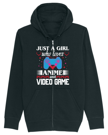 Just A Girl Who Loves Anime And Games Black