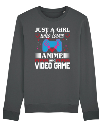 Just A Girl Who Loves Anime And Games Anthracite