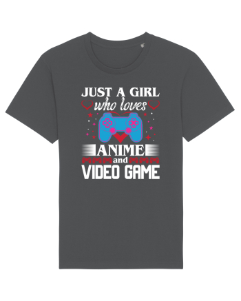 Just A Girl Who Loves Anime And Games Anthracite