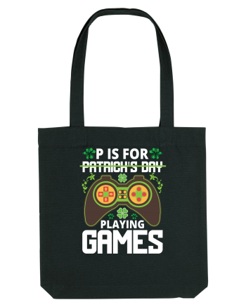 P is for Playing Games Black