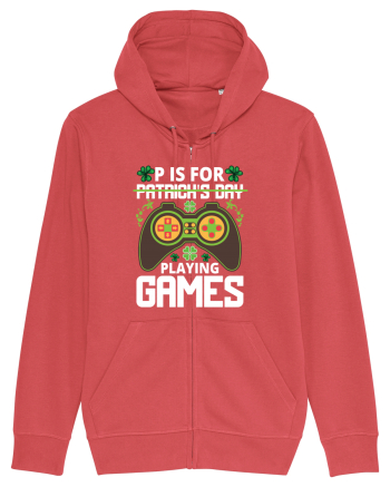 P is for Playing Games Carmine Red