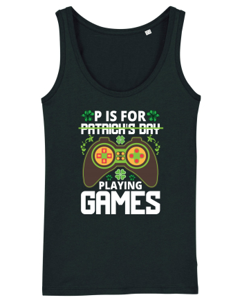 P is for Playing Games Black