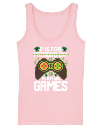 P is for Playing Games Cotton Pink