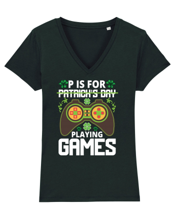 P is for Playing Games Black