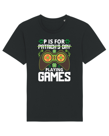 P is for Playing Games Black
