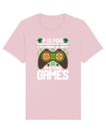 P is for Playing Games Cotton Pink