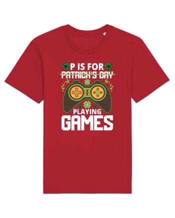 P is for Playing Games Red