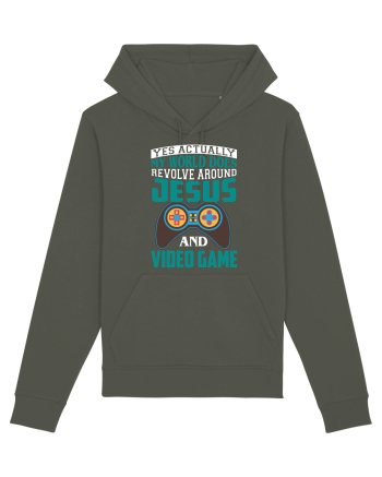 Yes Actually My World Does Revolve Around Jesus And Video Game Khaki