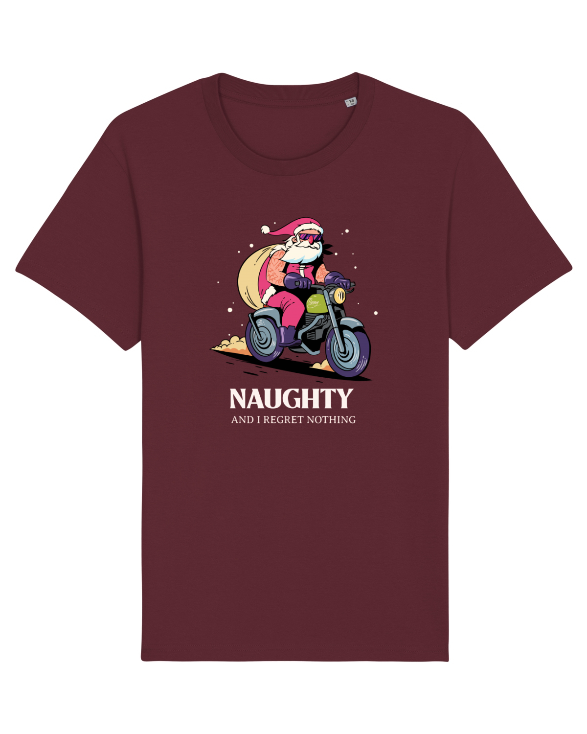 Tricou mânecă scurtă Unisex Rocker Burgundy