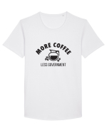 More coffee Tricou mânecă scurtă guler larg Bărbat Skater