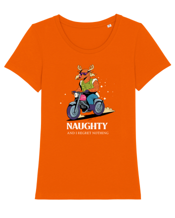 Naughty and I regret nothing - Rudolf Bright Orange