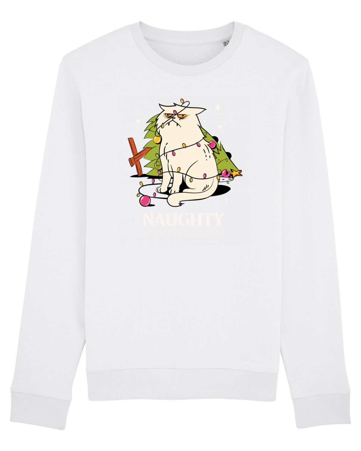 Bluză mânecă lungă Unisex Rise White