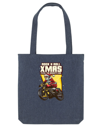 Rock n roll Christmas - Biker Santa Midnight Blue