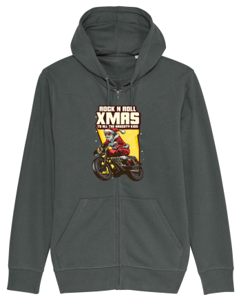 Rock n roll Christmas - Biker Santa Anthracite