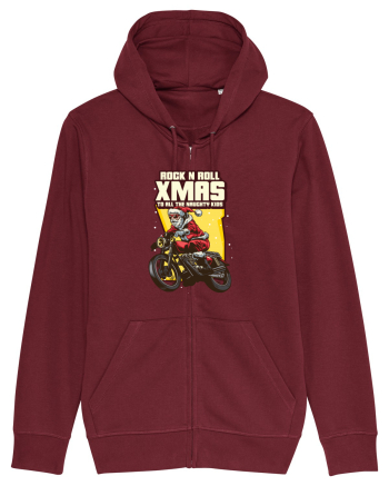 Rock n roll Christmas - Biker Santa Burgundy