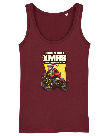 Rock n roll Christmas - Biker Santa Burgundy