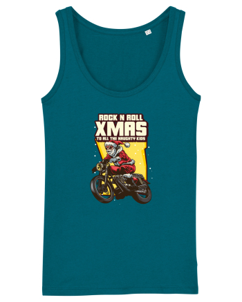 Rock n roll Christmas - Biker Santa Ocean Depth