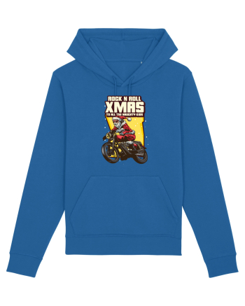 Rock n roll Christmas - Biker Santa Royal Blue