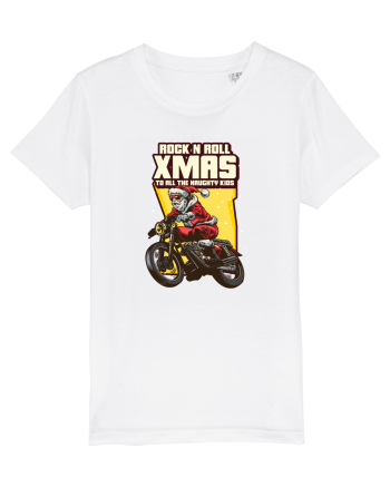 Rock n roll Christmas - Biker Santa White